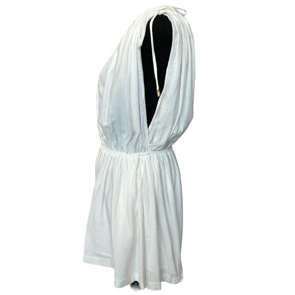 New ~ HYFVE  ~ Stunning! Ruched Surplice Romper Size L - Picture 4 of 6